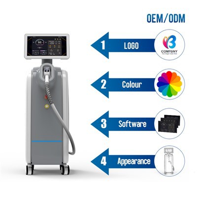 2021 Penjual Terpanas, TUV CE Medis Dan FDA Disetujui Vertikal 808nm Diode Laser Hair Removamachine