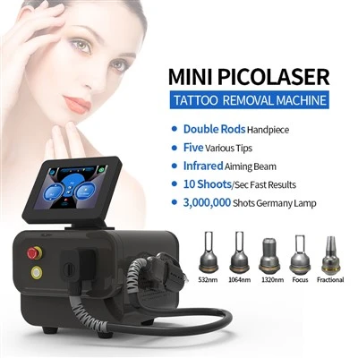 Mesin Penghilang Tato Laser Batang Ganda