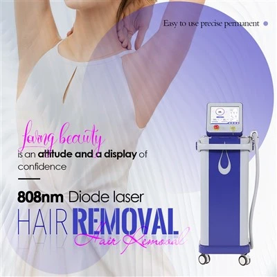 TUV Medical Ce Approval Diode Laser Mesin 808nm Untuk Menghilangkan Rambut